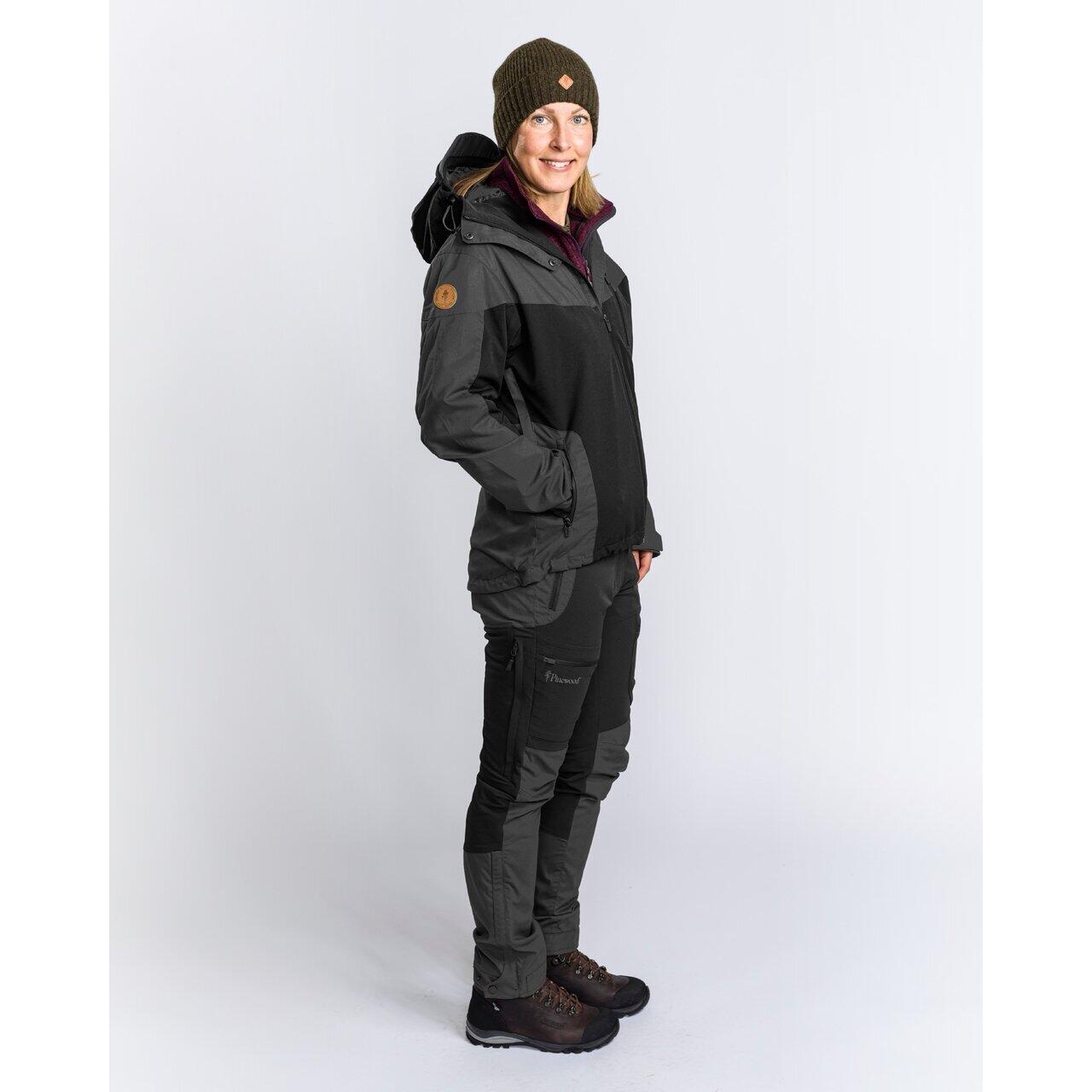 Veste imperméable femme Pinewood Finnveden Hybrid 3/4