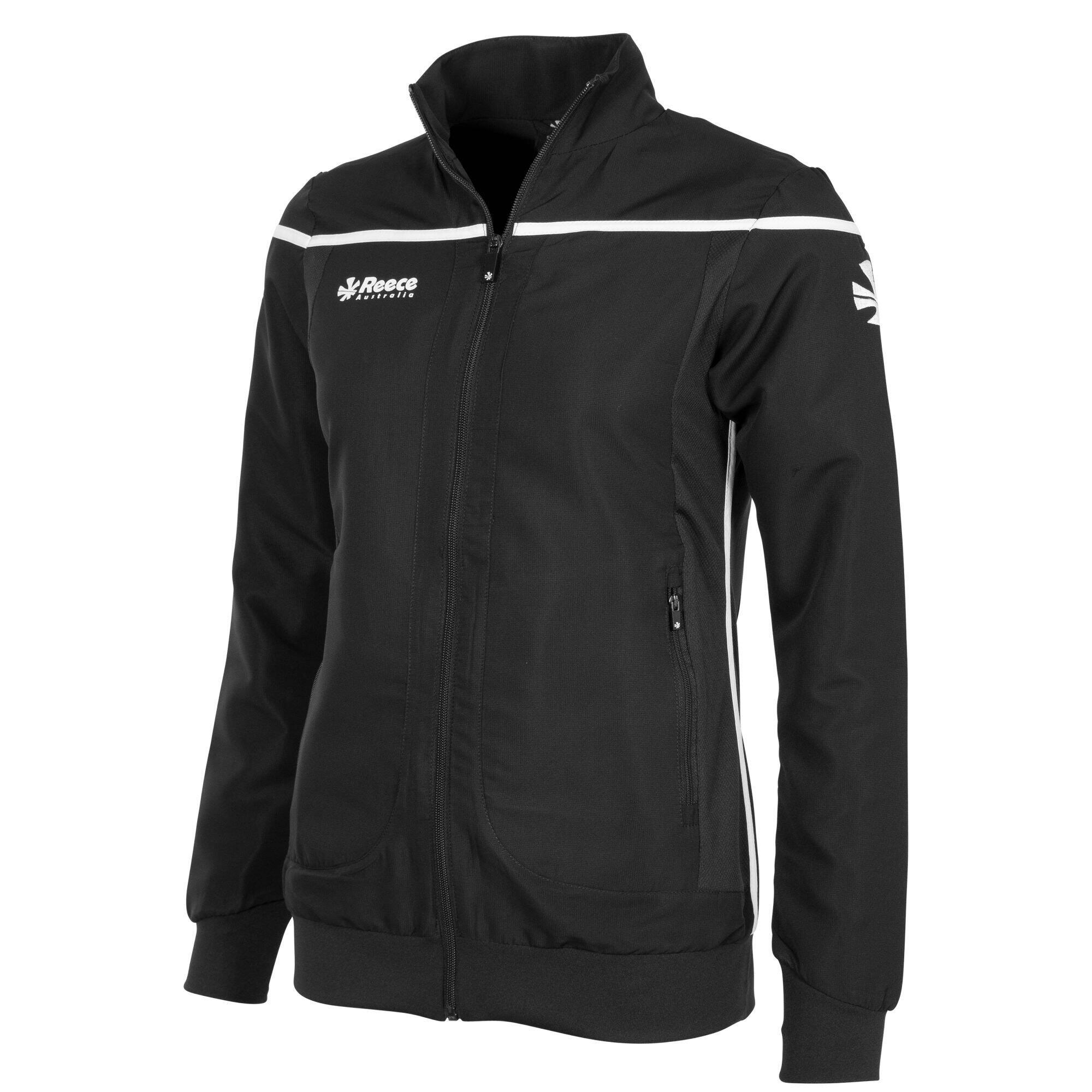 Reece - Veste De Survêtement Femme Reece Australia Varsity Woven - Gilet Manches Longues - Blanc|noir - 48 Xl - Decathlon