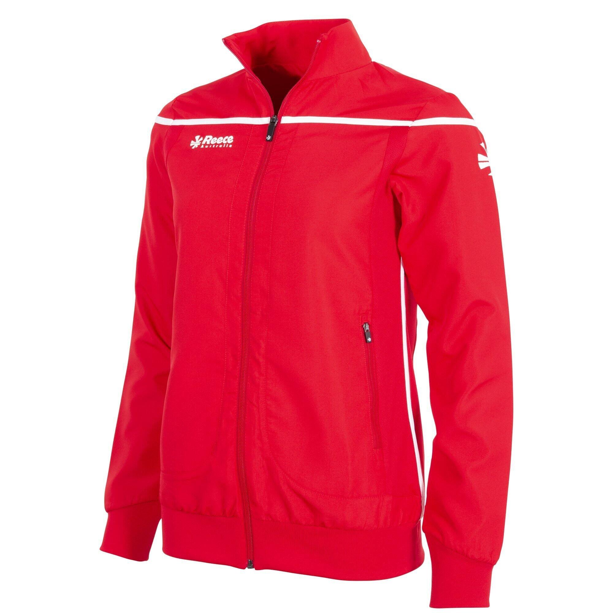 Reece - Veste De Survêtement Femme Reece Australia Varsity Woven - Gilet Manches Longues - Blanc|rouge - 42 M/l - Decathlon