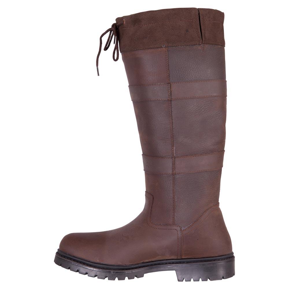 Br - Bottes D'Équitation Outdoor Impermeable En Cuir Br Equitation Country Nubuck - Bottes D'Équitation - Marron - 43 - Decathlon