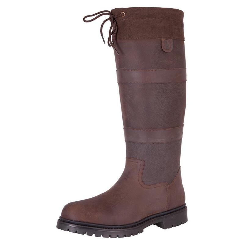 Bottes d'équitation outdoor impermeable en cuir BR Equitation Country nubuck