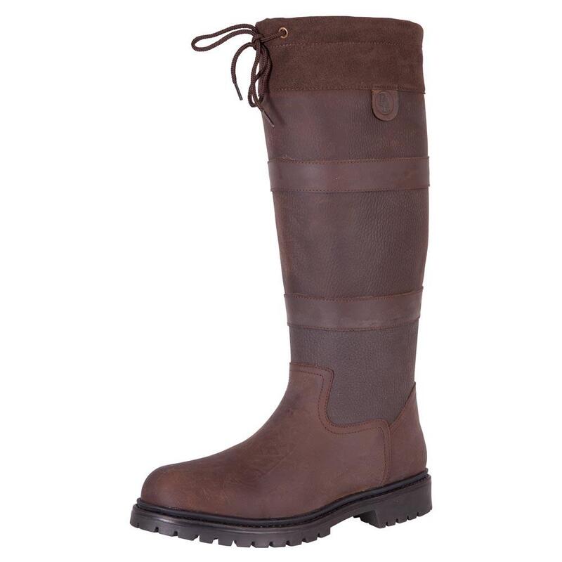 Wasserdichte Outdoor-Reitstiefel aus Leder BR Equitation Country nubuck