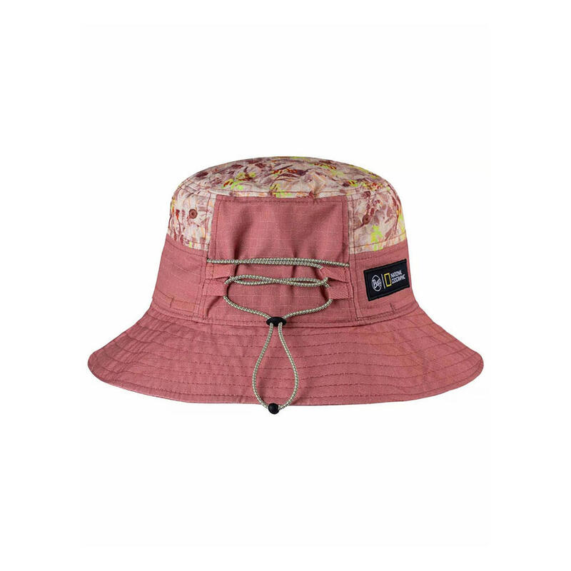 Sun Bucket Hat 國家地理雜誌特別版成人中性登山健行漁夫帽 - 粉紅色