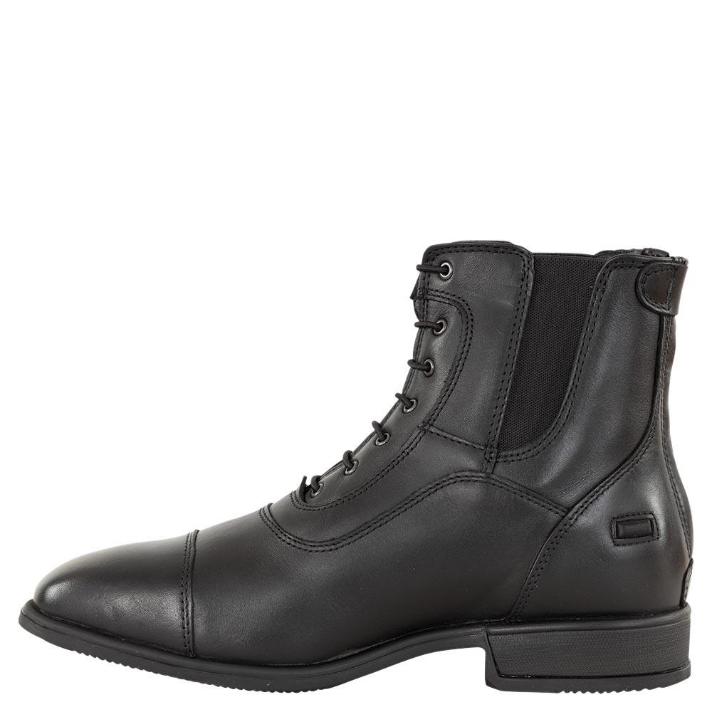 BR Stivali da equitazione in pelle con lacci e zip BR Equitation Jodphur CL+ Barone