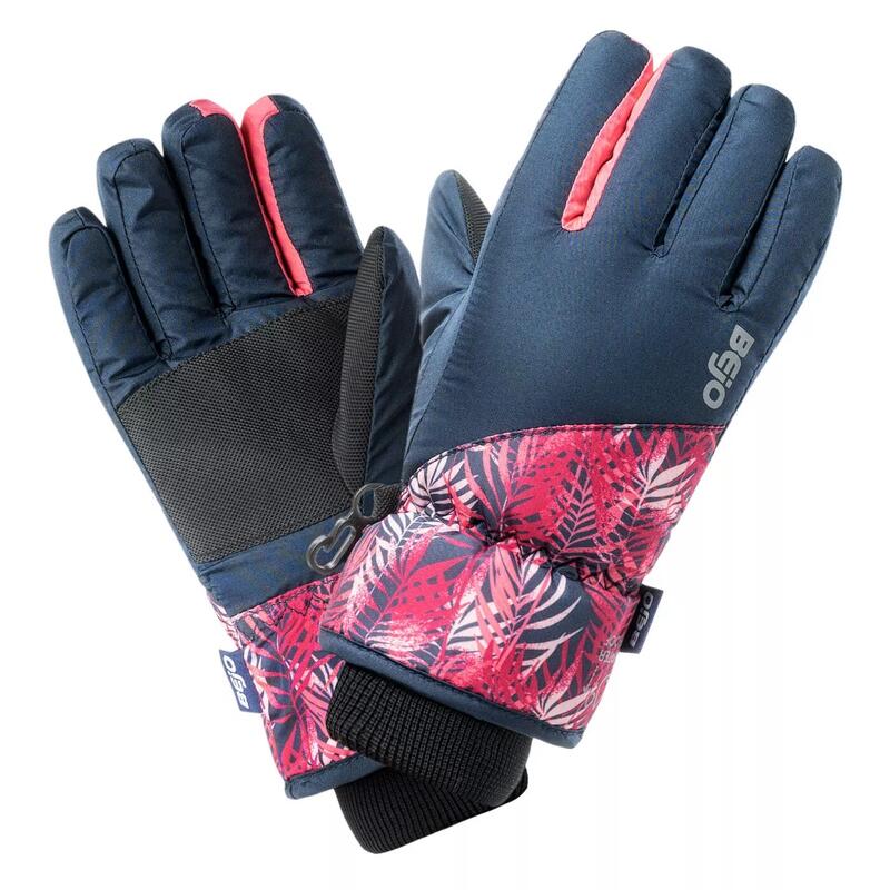 Gants de ski VIPO Fille (Bleu foncé / Rose)