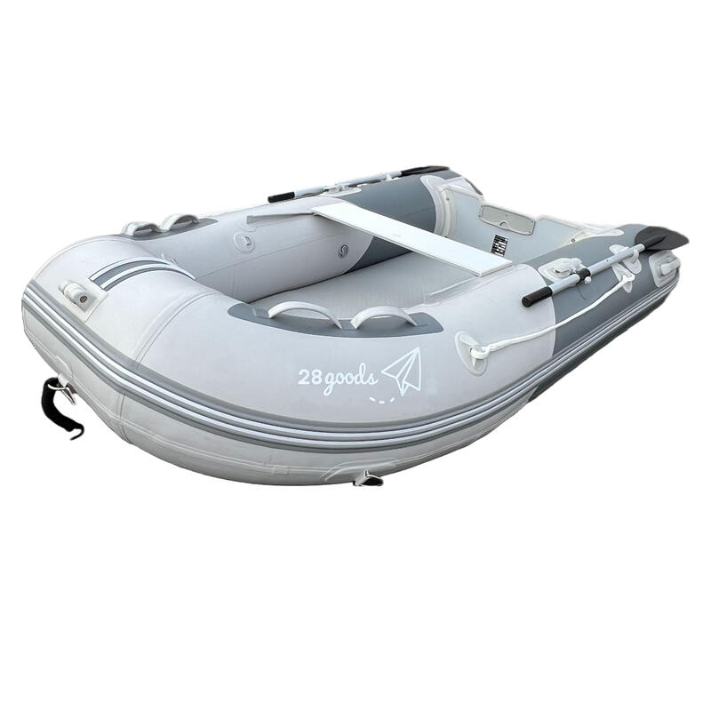 Inflatable Boat, Air Deck With Inflatable Keel (3.8M (L) X 1.2MM PVC) - Grey