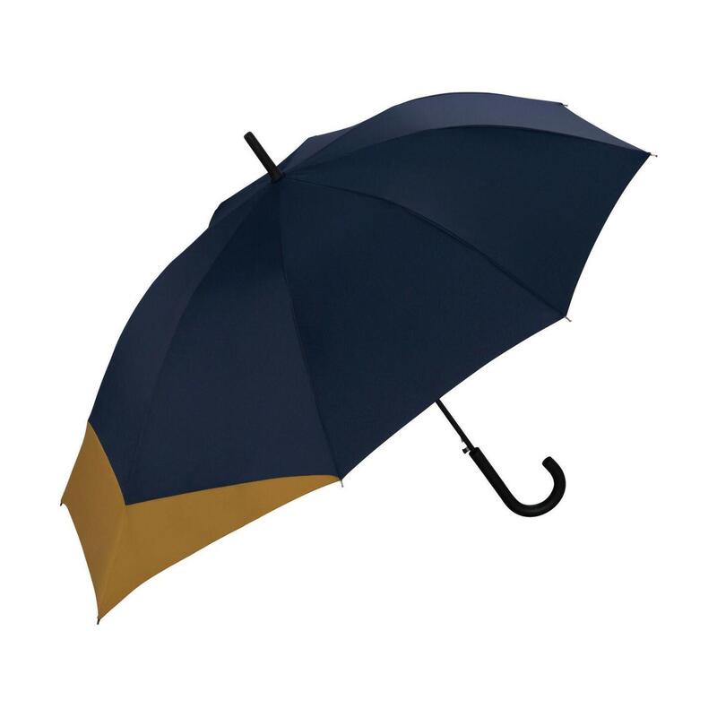UX Outdoor Couple Long Umbrella - Navy & Camel