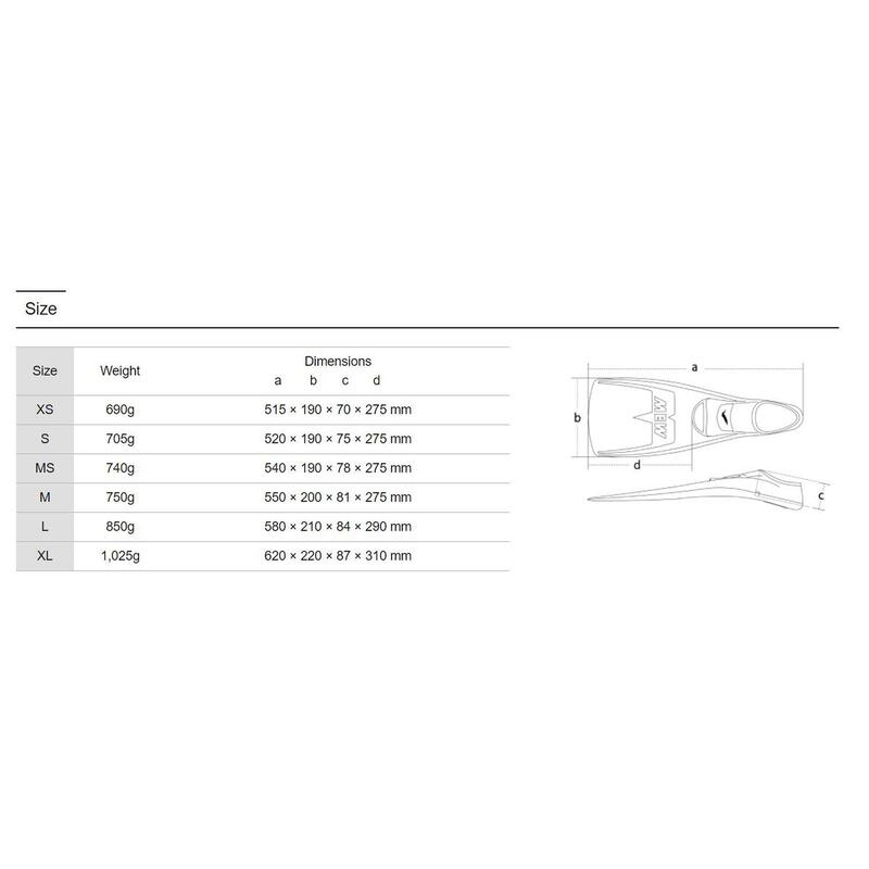 Mew Adult Scuba-Diving Fins - White