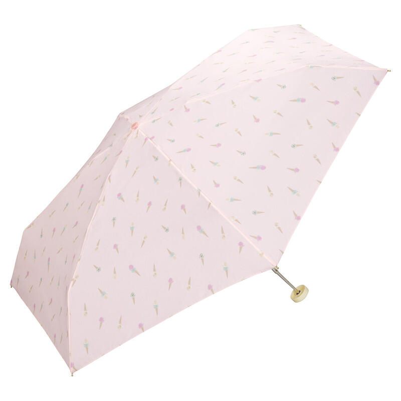 雪糕圖案縮骨雨傘 - 粉紅