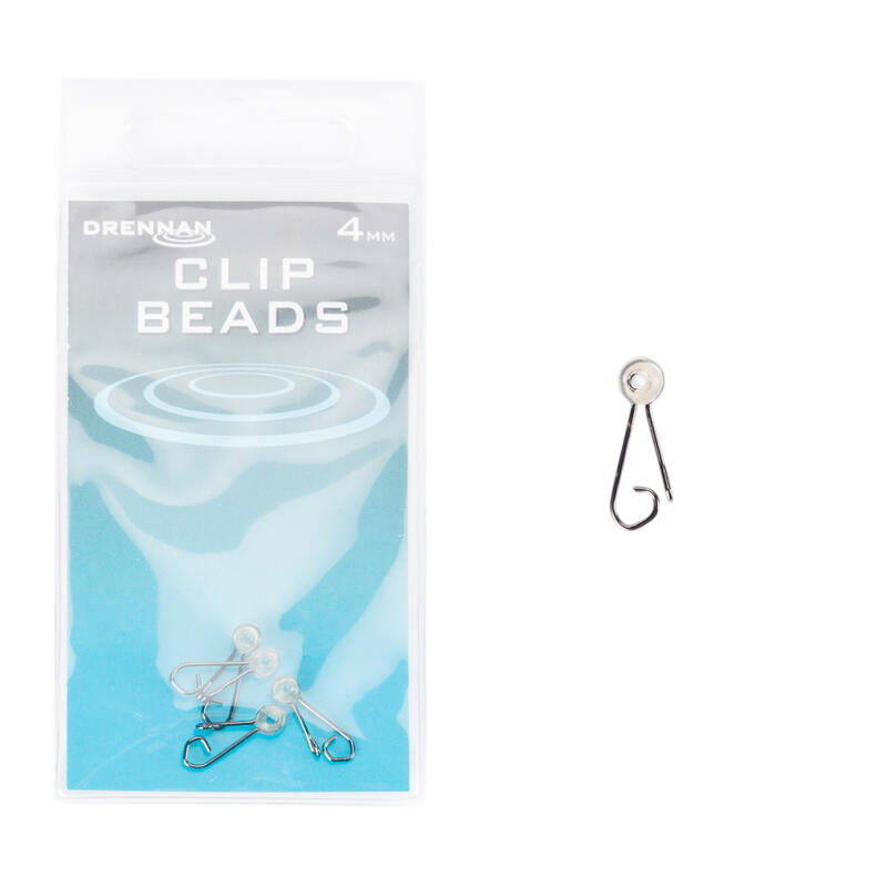 Drennan Clip Bead con tappo, 6 pz.