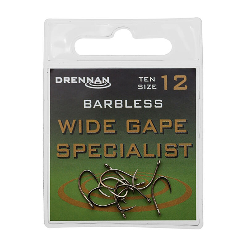 Drennan Wide Gape Specialist weerhaakloze haken