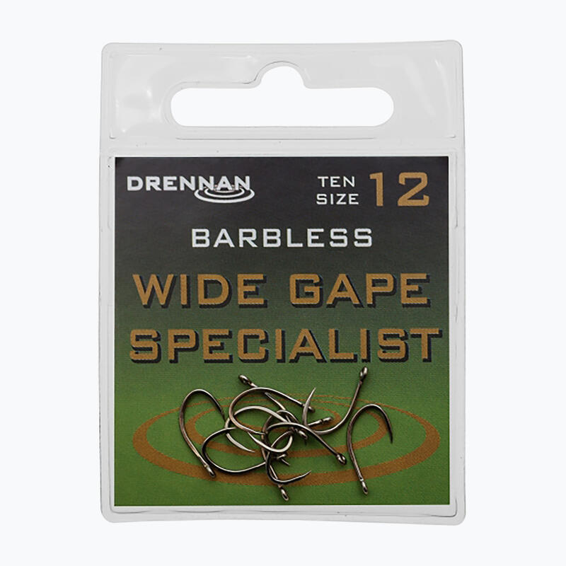 Drennan Wide Gape Specialist Barbless horgok