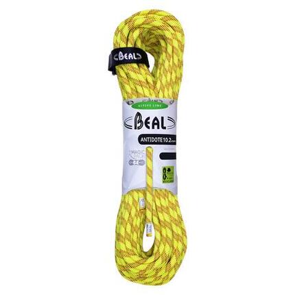 Corde dynamique Beal Antidote 10,2 mm 60 m jaune légère et résistante