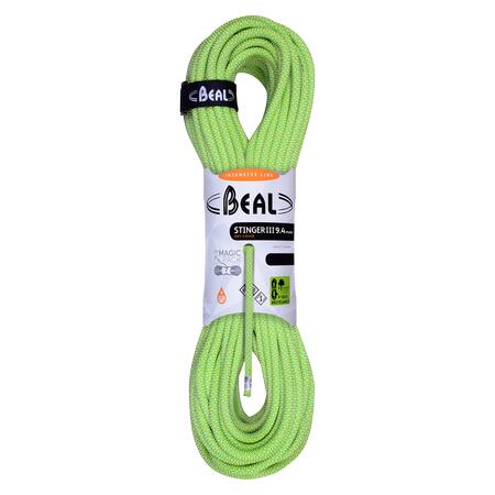 BEAL Jednoduché dynamické lano Stinger III 9,4mm Unicore Dry Cover 50m