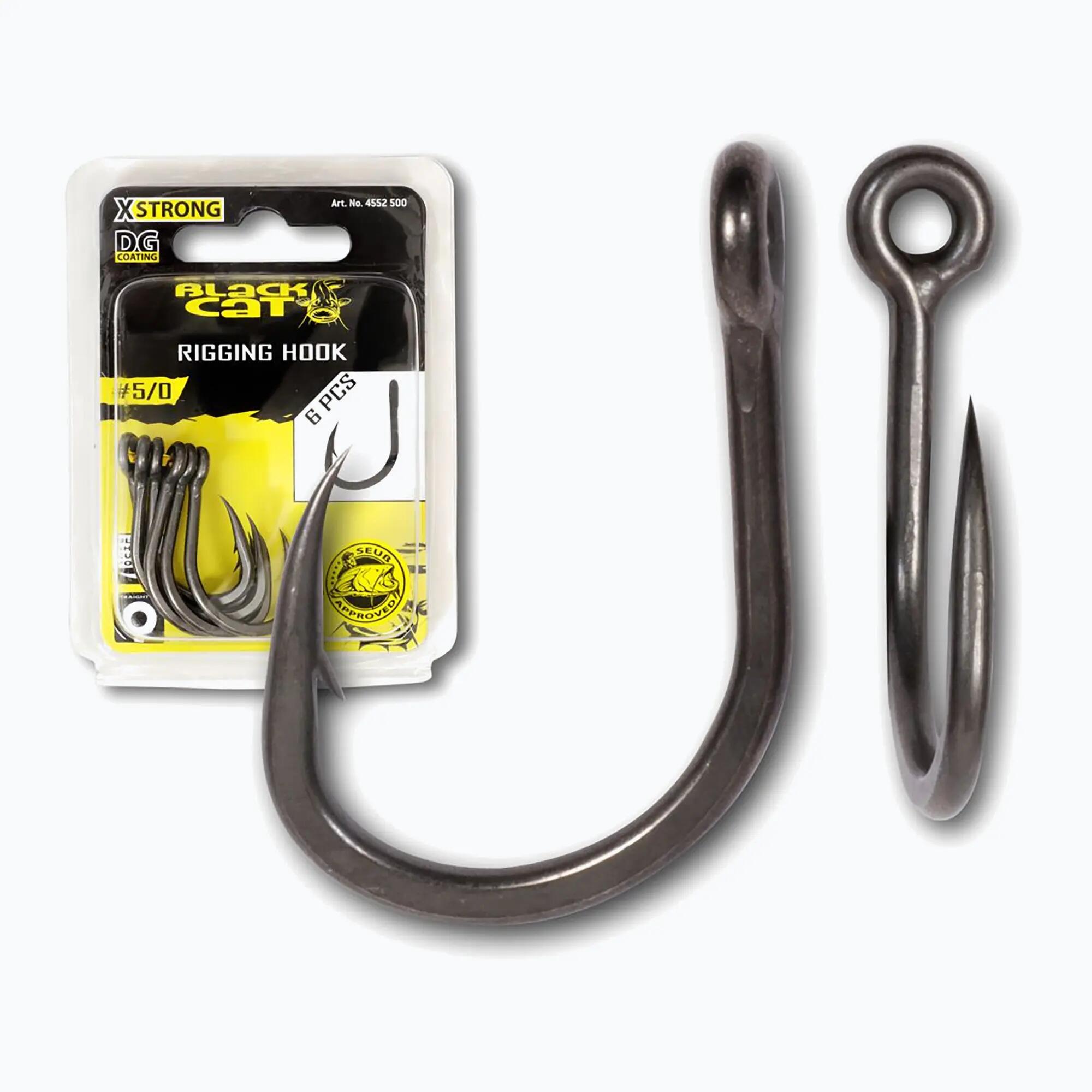 Black Cat Rigging DG Coating hooks 6pcs 3/3