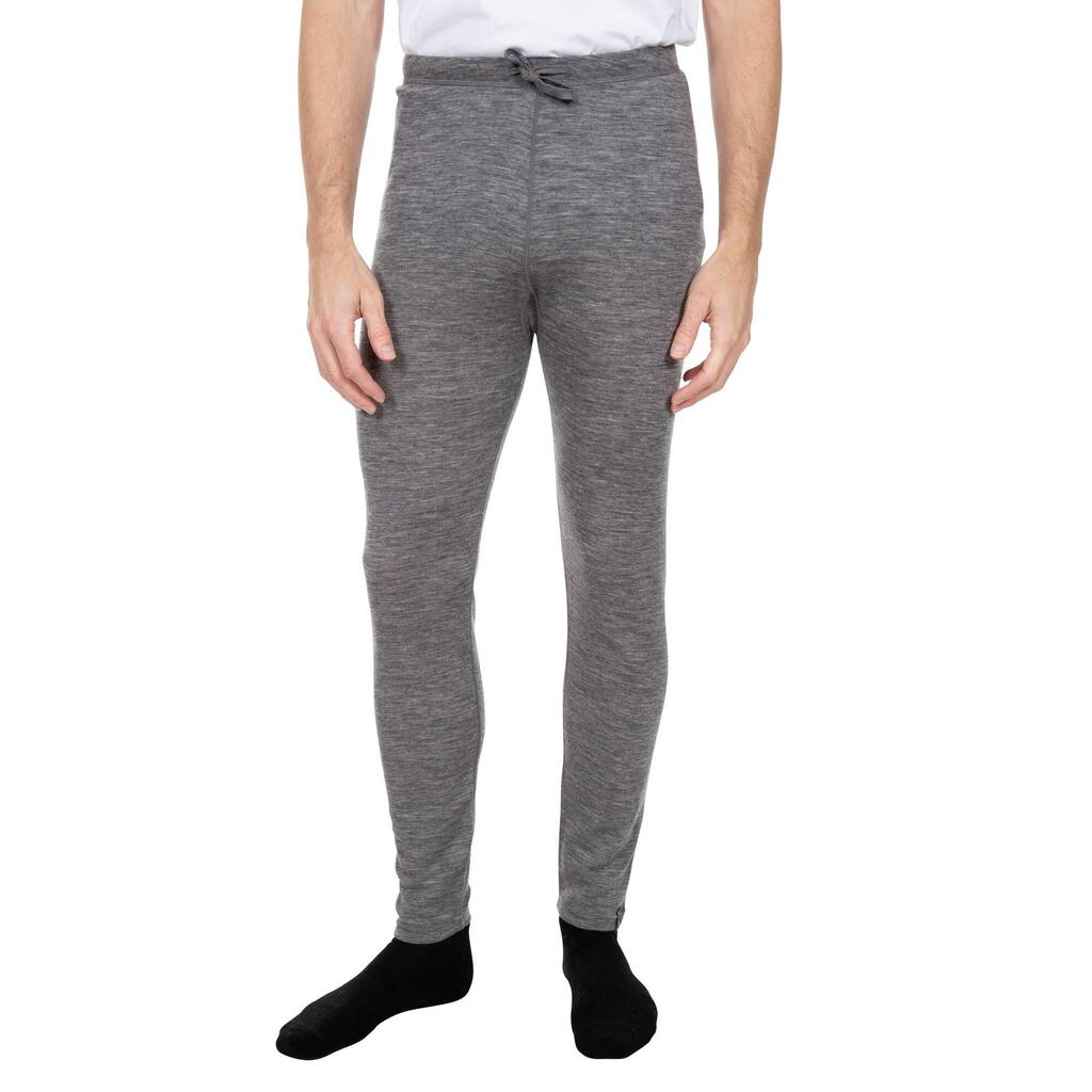 Mens Fitchner Merino Base Layer Trousers (Dark Grey Marl)