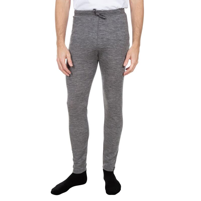 Heren Fitchner Merino Base Layer Broek (Donkergrijs mergel)