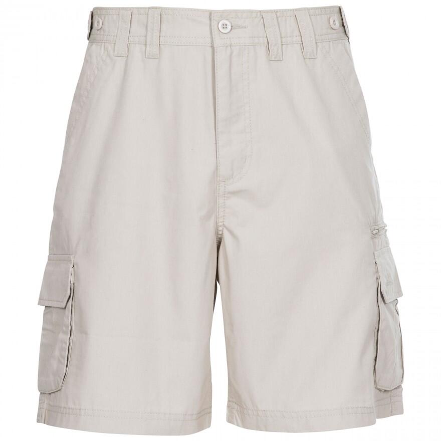 TRESPASS Pantaloni Corti Cargo Uomo Trespass Gally Bianco Naturale