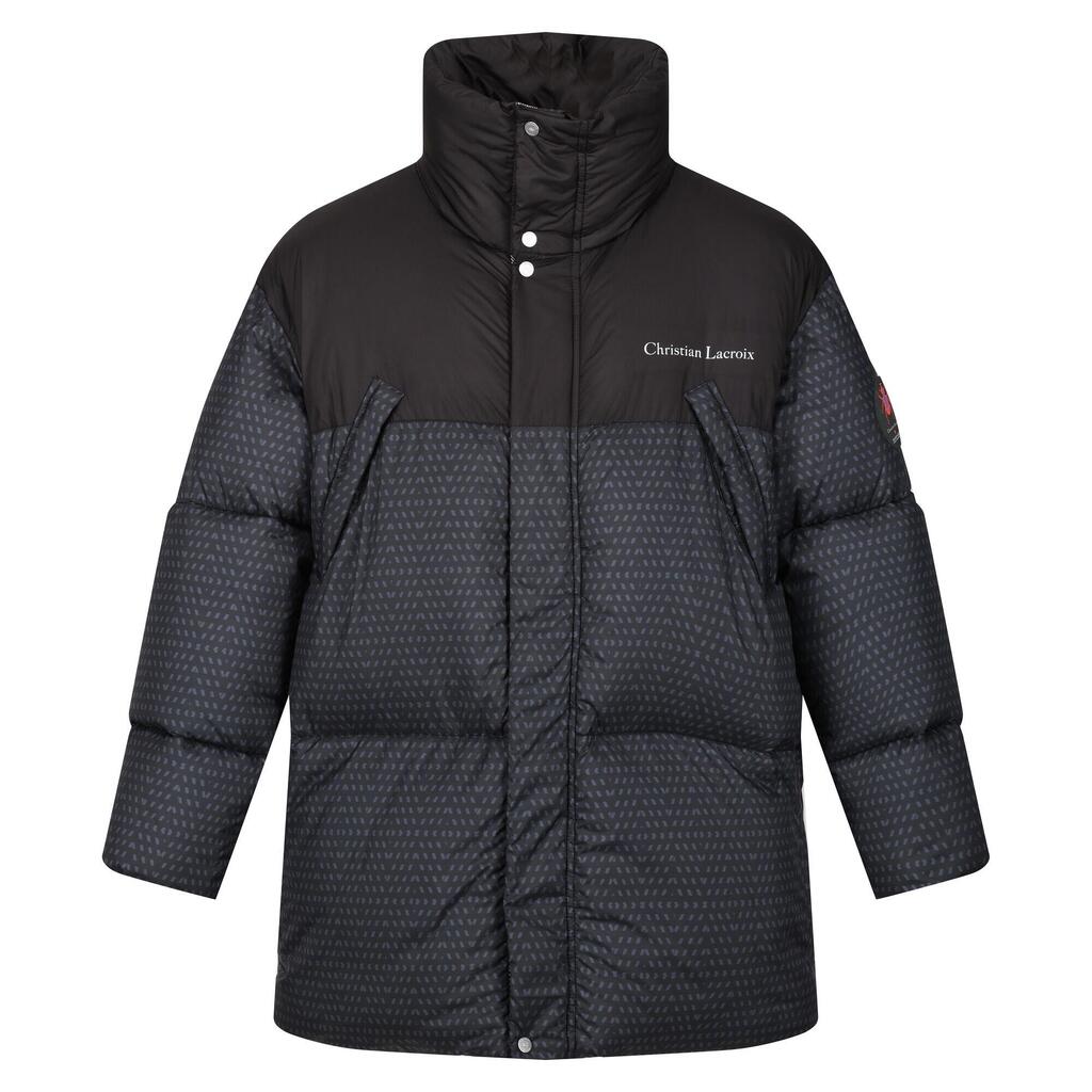 Mens Christian Lacroix Barbegal Printed Padded Jacket (Black)