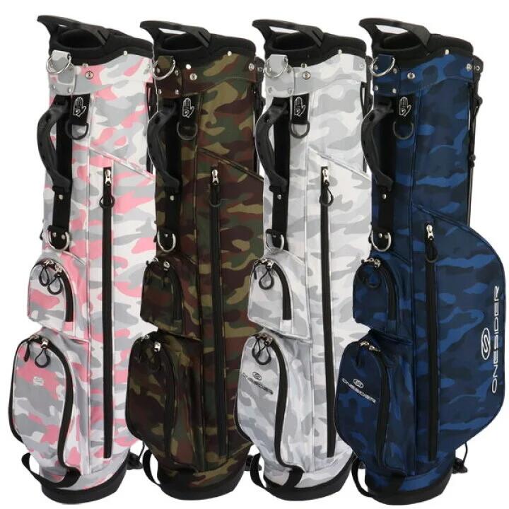 LIGHTWEIGHT GOLF STAND BAG 6.5" - WHITE & PINK CAMOUFLAGE