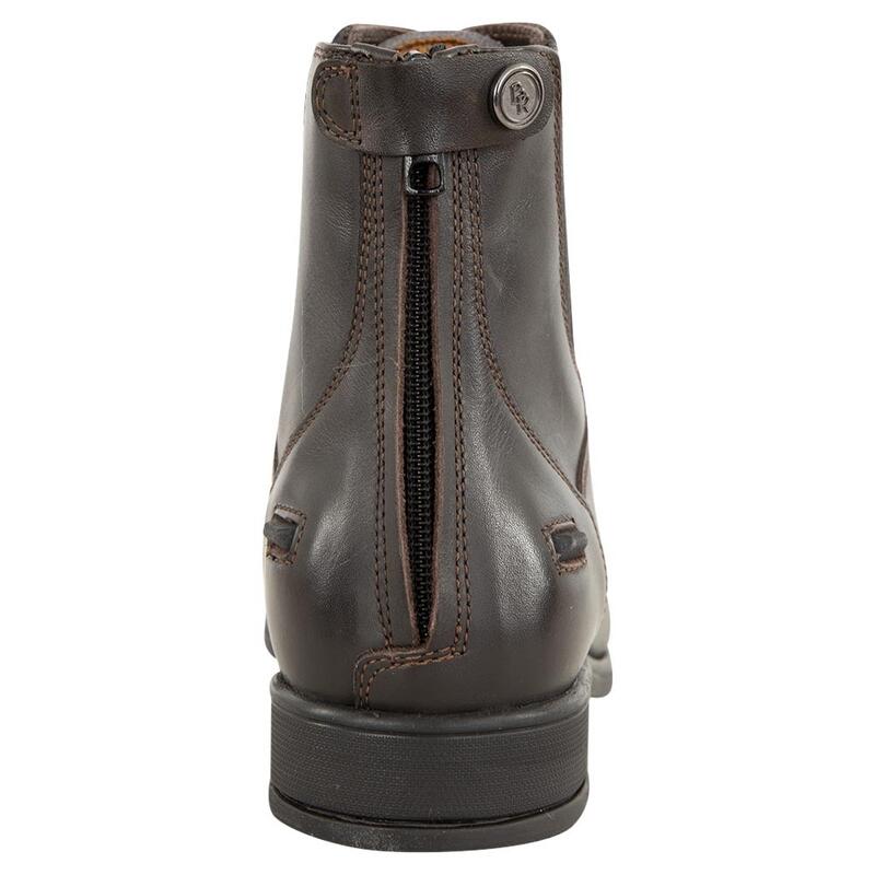Boots d'équitation en cuir à lacet et zip BR Equitation Jodhpur CL+Duchesse