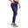 Women GA MultiPocket High-Waist Breathable Activewear Mesh Legging - Navy blue