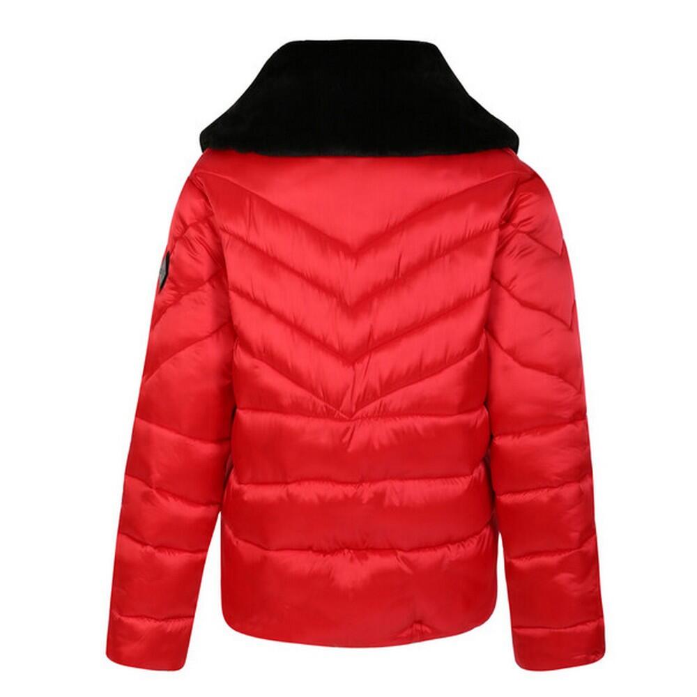 JULIEN MACDONALD SUPPRESSION Women's quilted jacket (Fire red)