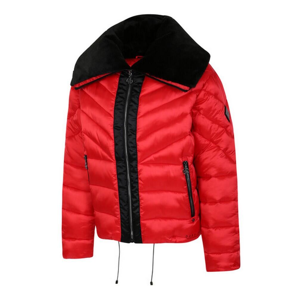 JULIEN MACDONALD SUPPRESSION Women's quilted jacket (Fire red)