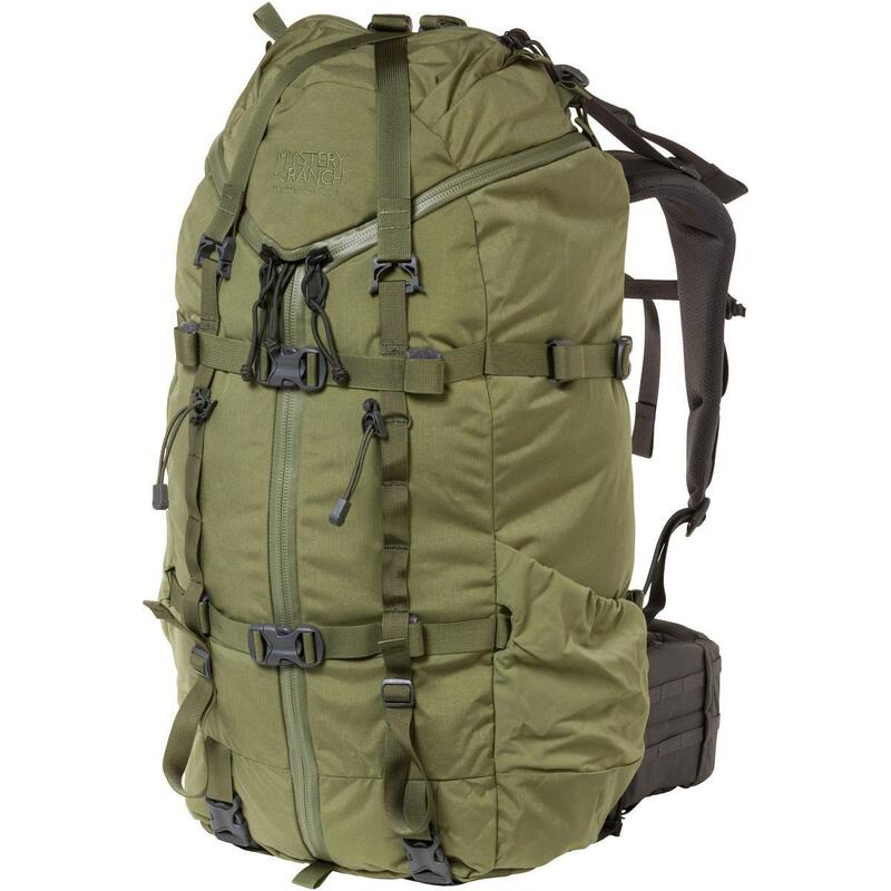 Terraframe 3 zip Backpack 50L - Green