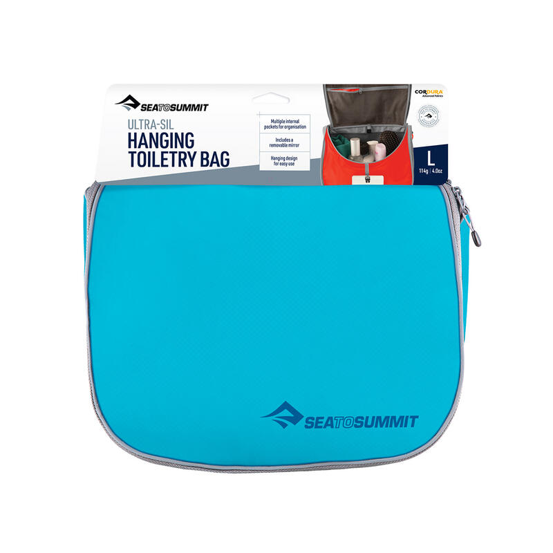 (ATC023011-06) Ultra-Sil Hanging Toiletry Bag Large - Blue Atoll