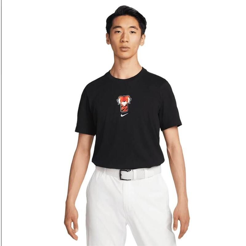 Tiger Woods 男裝短袖T 恤 - 黑色