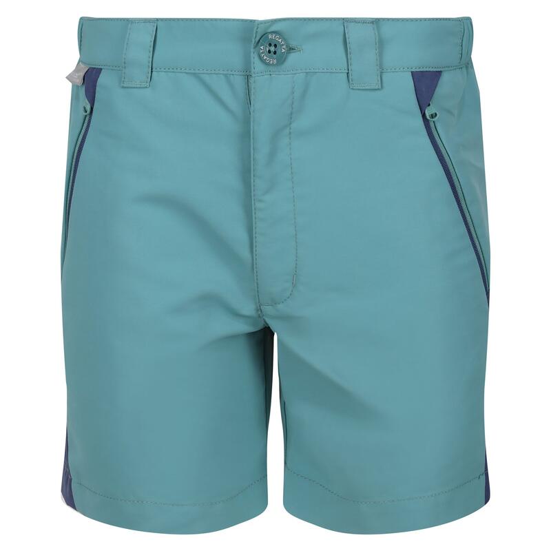 Pantalones Cortos Sorcer Mountain III para Niños/Niñas Azul Bristol, Vaquero