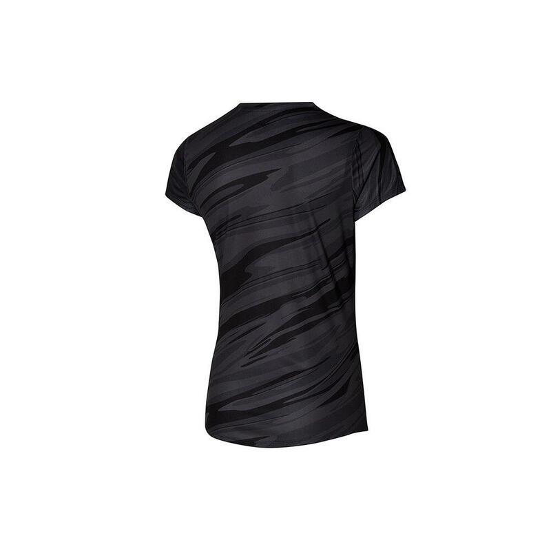 Impulse Core Graphic 女裝跑步短袖上衣 - 黑色