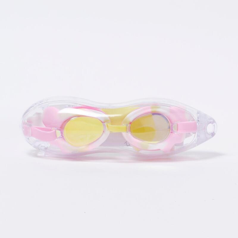 Pink Lilac Mima the Fairy Mini Swim Goggles - Light Pink