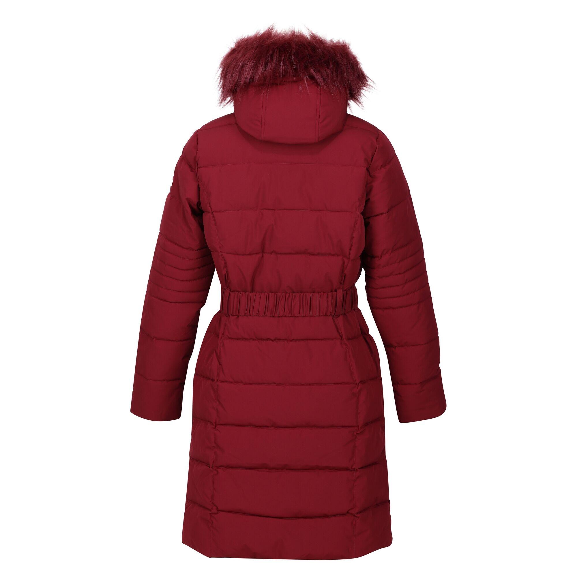 Women's DECIMA quilted jacket (Cabernet)