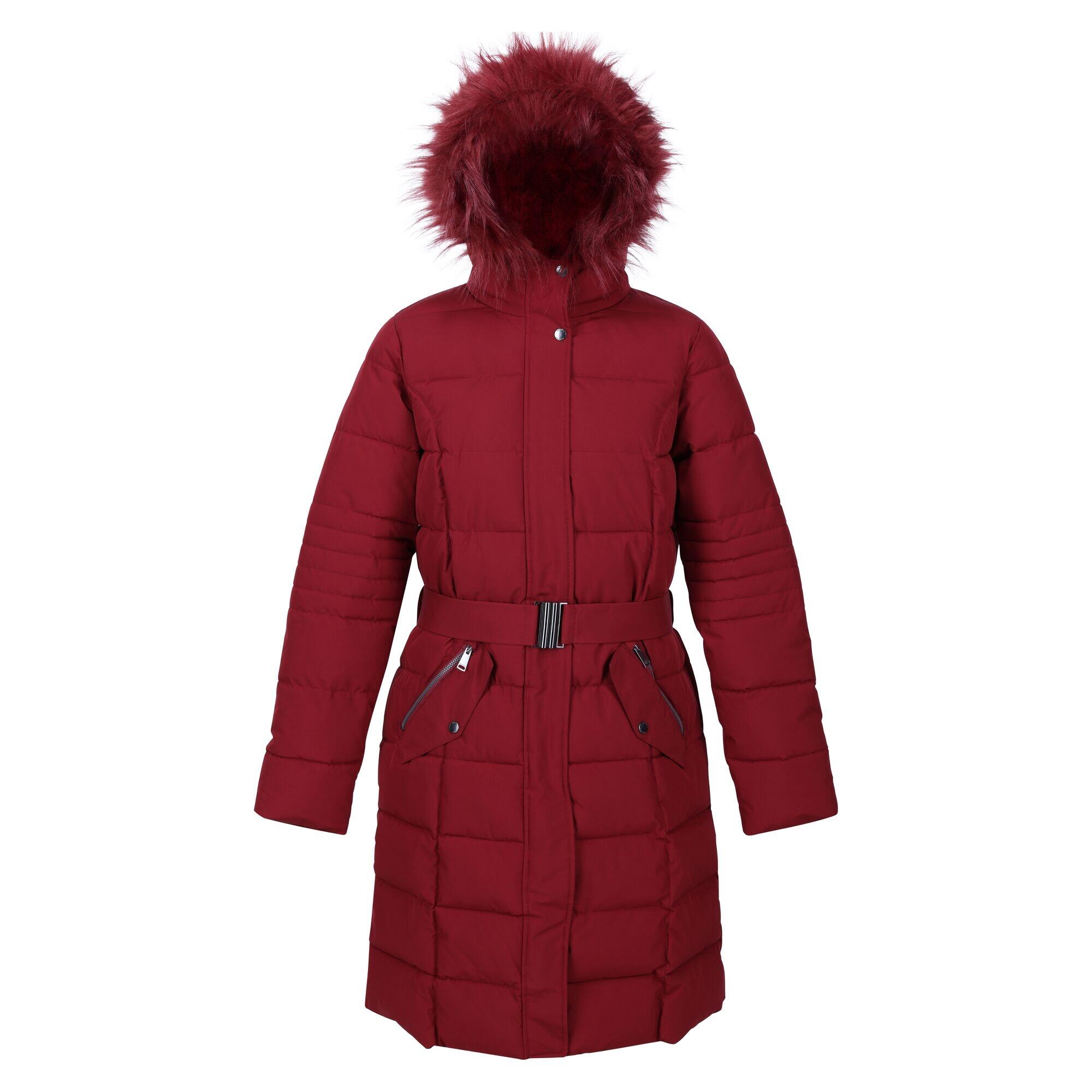 REGATTA Womens/Ladies Decima Quilted Padded Jacket (Cabernet)