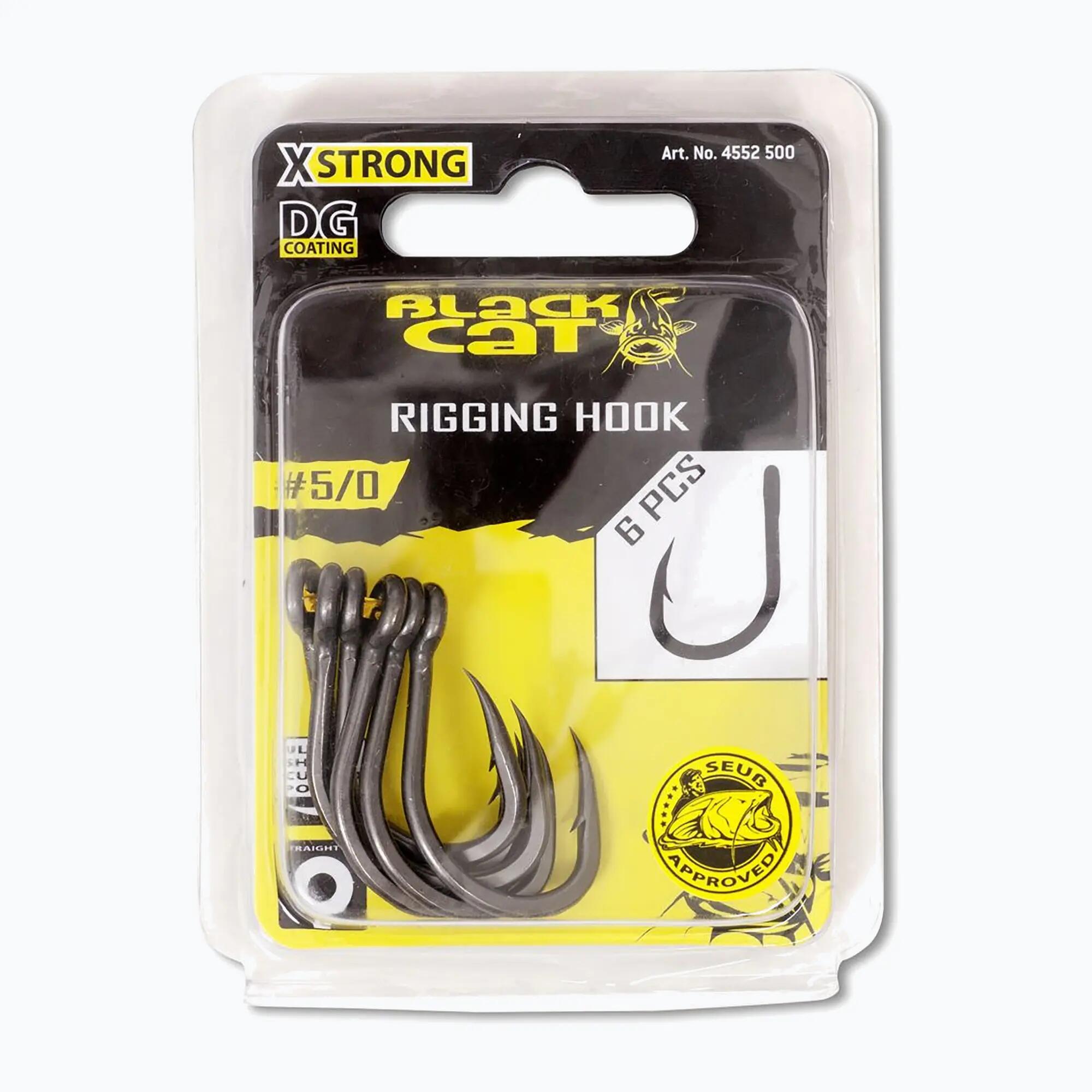 Black Cat Rigging DG Coating hooks 6pcs 2/3