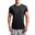 Men 6in1 Dri-Fit Stretchy Gym Running Sports T Shirt Fitness Tee - BLACK