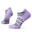 女裝有墊間紋無筒跑步襪 - 紫色