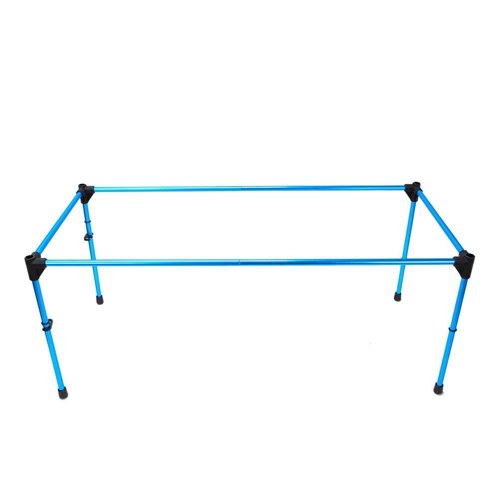 Cube Table L6 Aluminium Light Camping Table - Grey/Blue