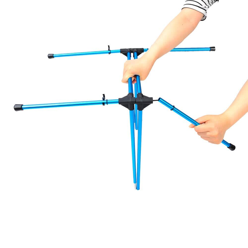 Cube Table L6 Aluminium Light Camping Table - Grey/Blue