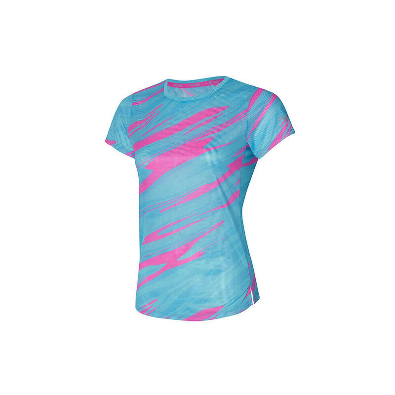 DryAeroFlow Graphic Women Short Sleeves Running Tee - Antigua Sand