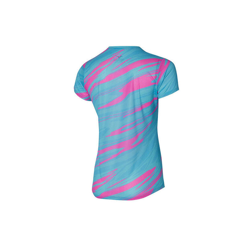 DryAeroFlow Graphic Women Short Sleeves Running Tee - Antigua Sand