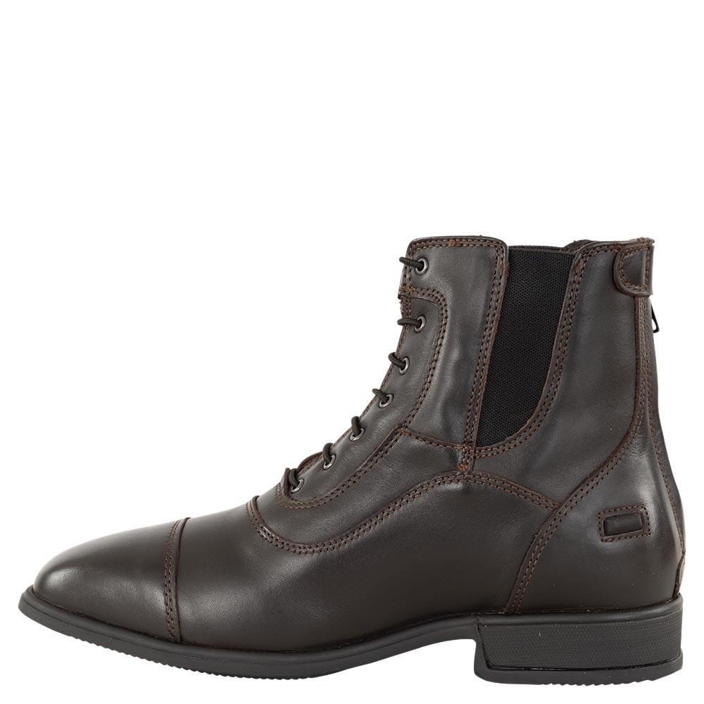 BR Stivali da equitazione in pelle con lacci e zip BR Equitation Jodphur CL+ Barone