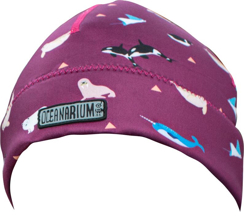 2mm Neoprene Beanie Diving Hood Purple (articlife)