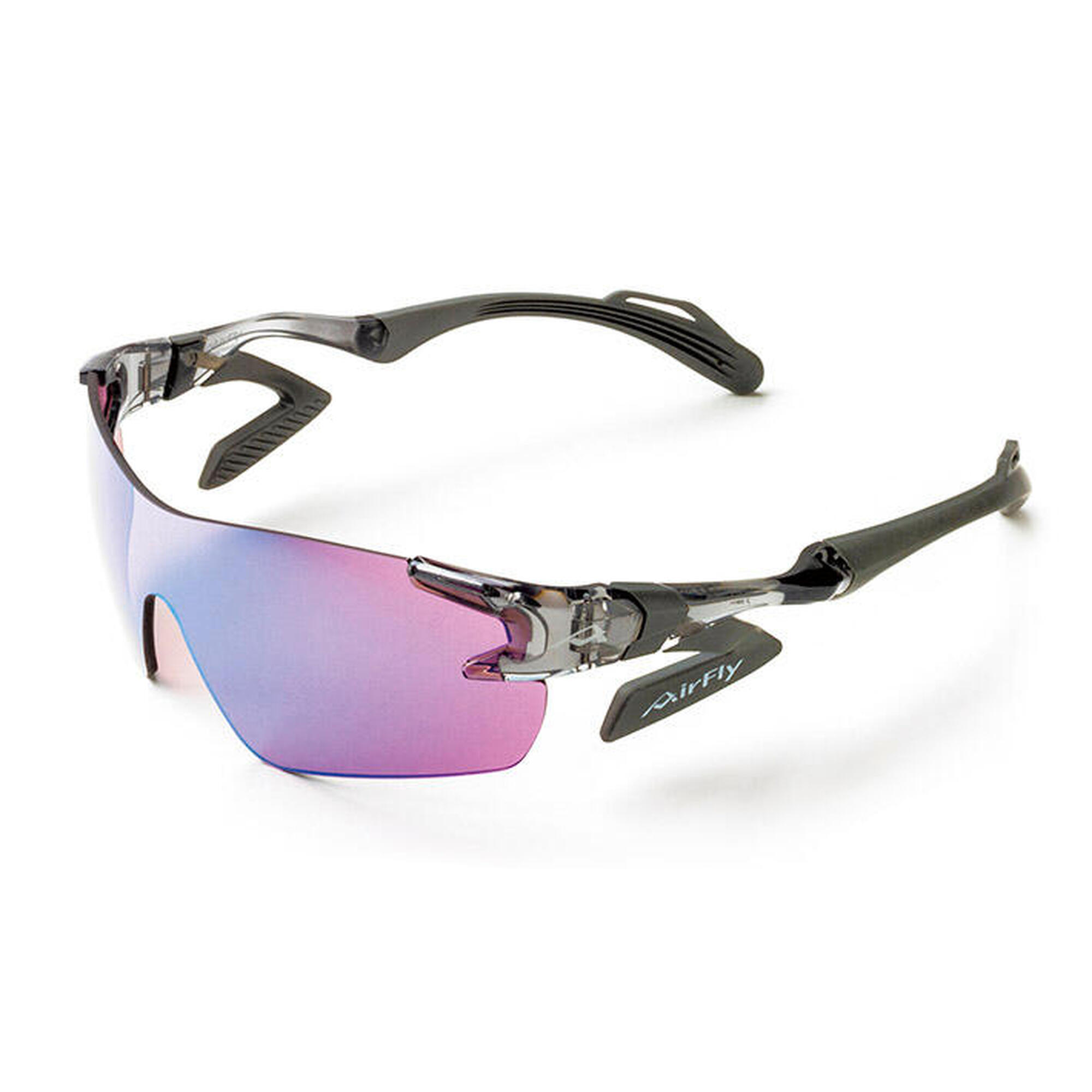 AF-301 C-3 Mirror Lens Sunglasses - Black