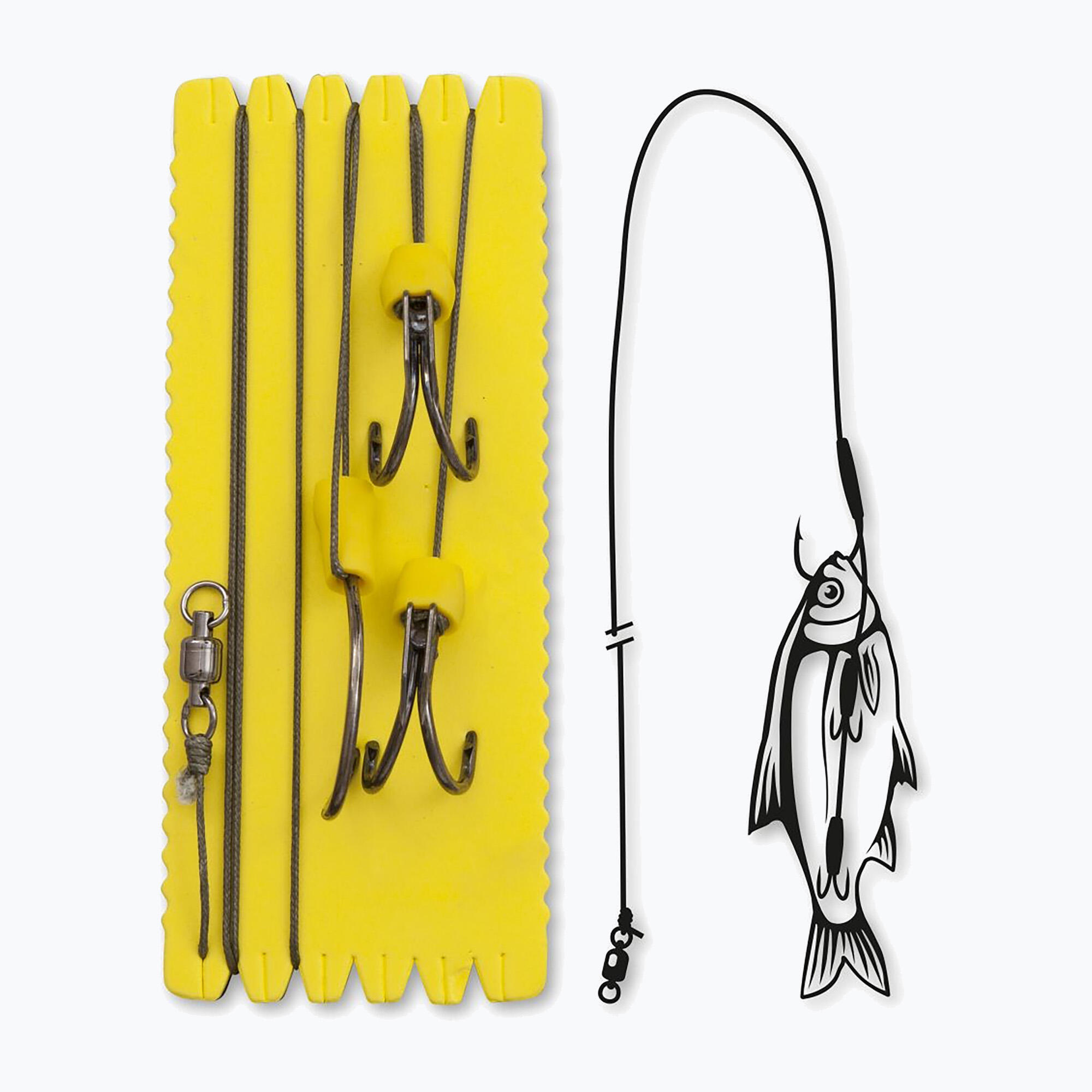 Black Cat catfish leader set Big Bait Ghost 1,40m 1pc 3/3