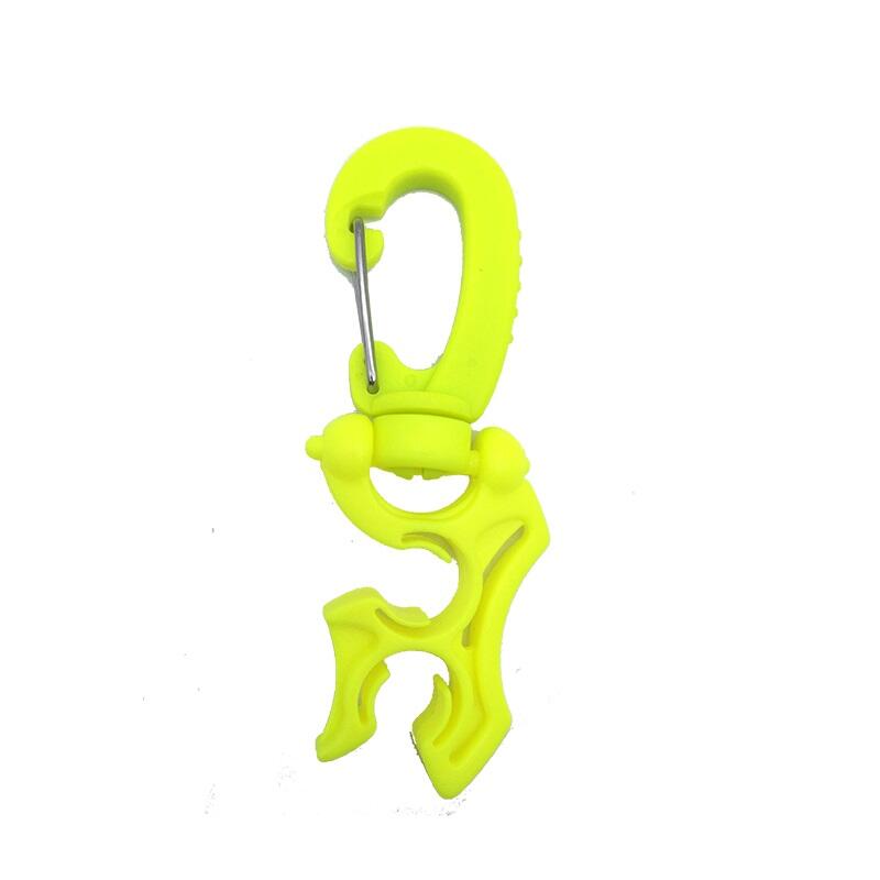 Hose Retainer Scuba Diving BCD Regulator Accessories - Yellow