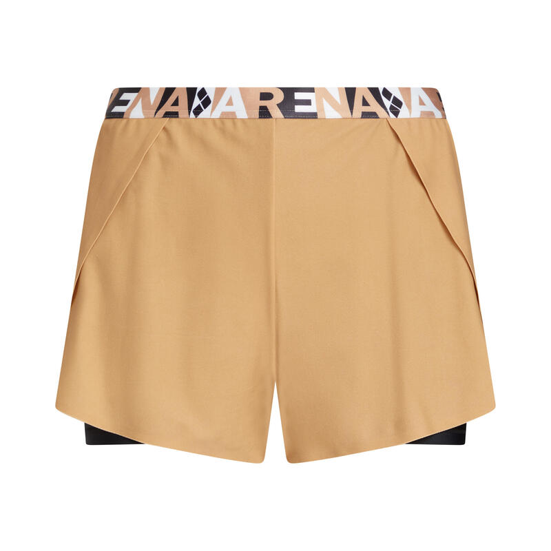 DIAGONAL 3.0 LADIES 2 IN 1 WATERSHORTS - GOLDEN BEIGE