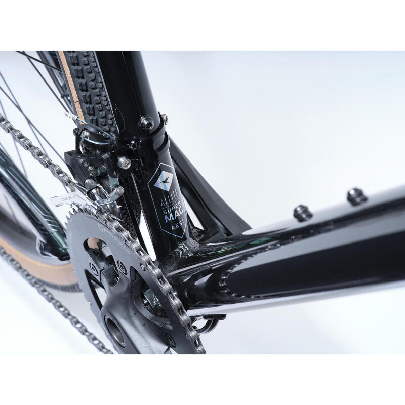 (Unassembled) A/1 GRX 2X 700C Gravel Bike - Black